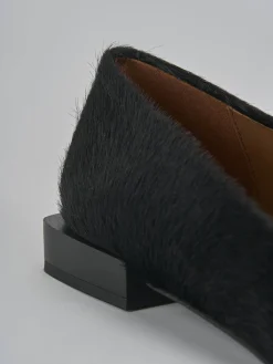 Ballerine tacco 1cm pelle nero