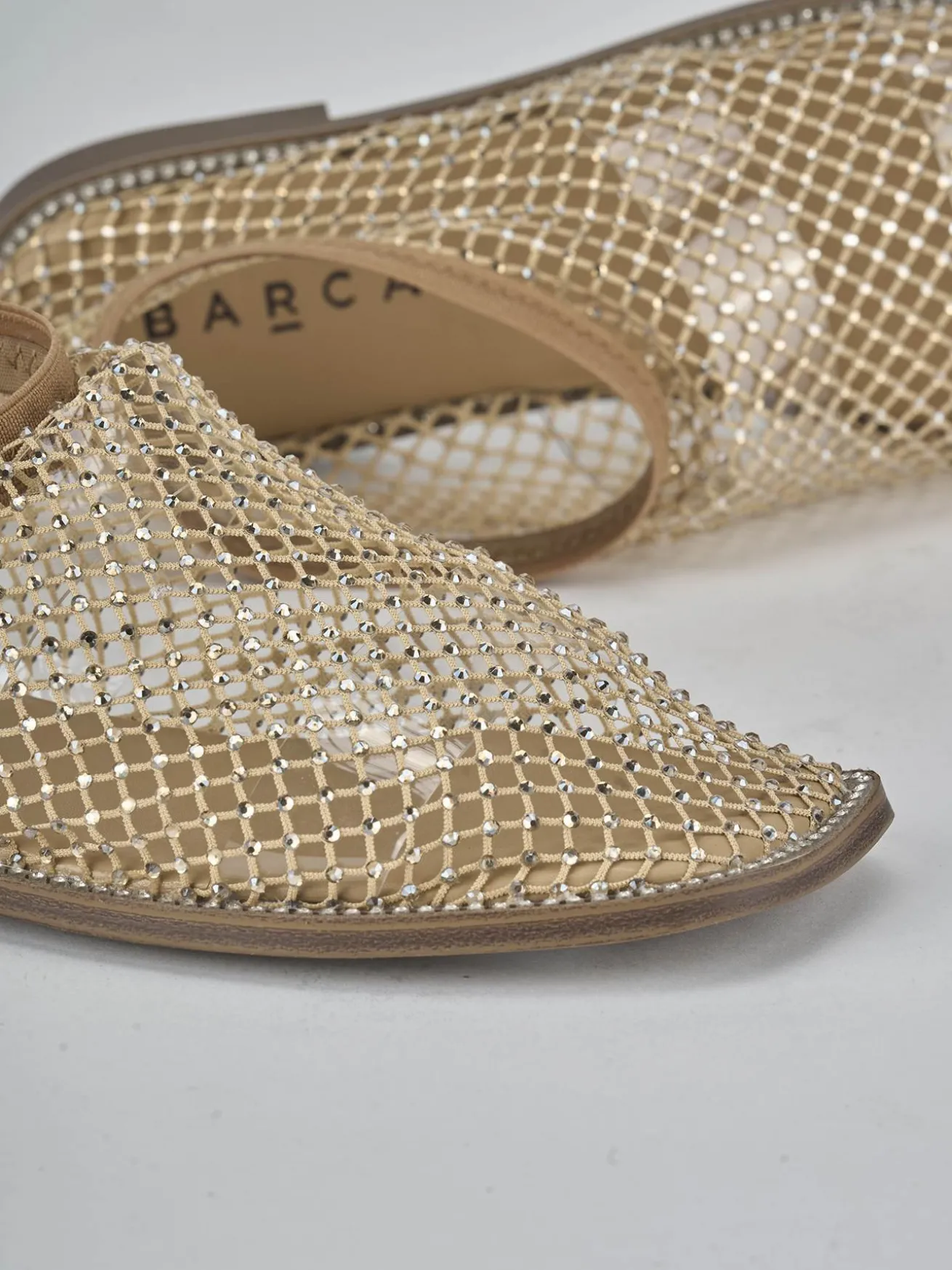 Ballerine tacco 1cm pelle beige