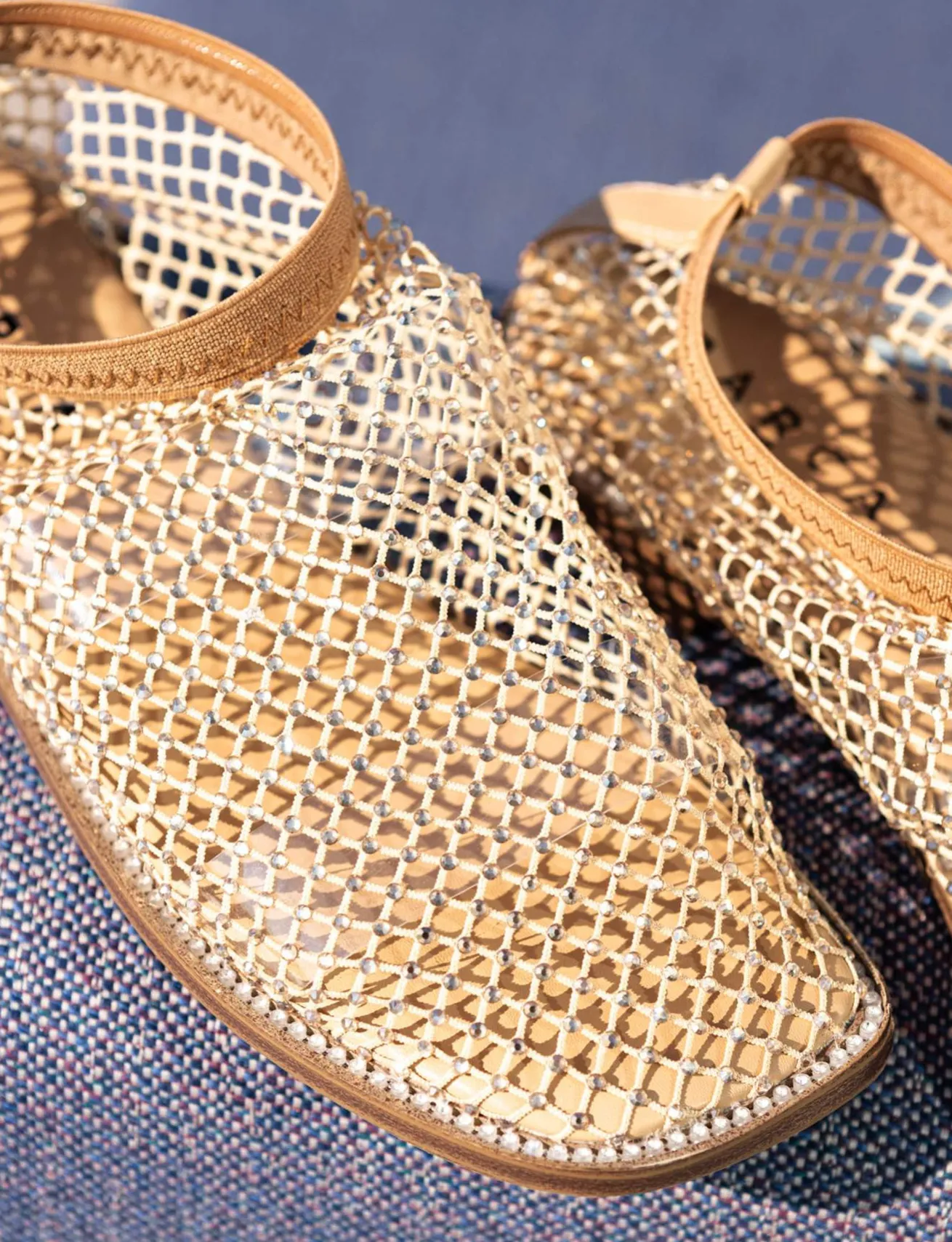 Ballerine tacco 1cm pelle beige