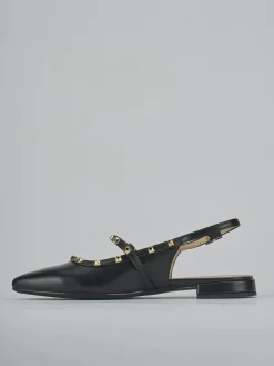 Ballerine tacco 1cm pelle nero