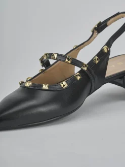 Ballerine tacco 1cm pelle nero