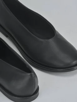 Ballerine tacco 1cm pelle nero