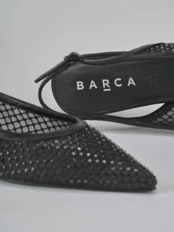 Ballerine tacco 1cm pelle nero