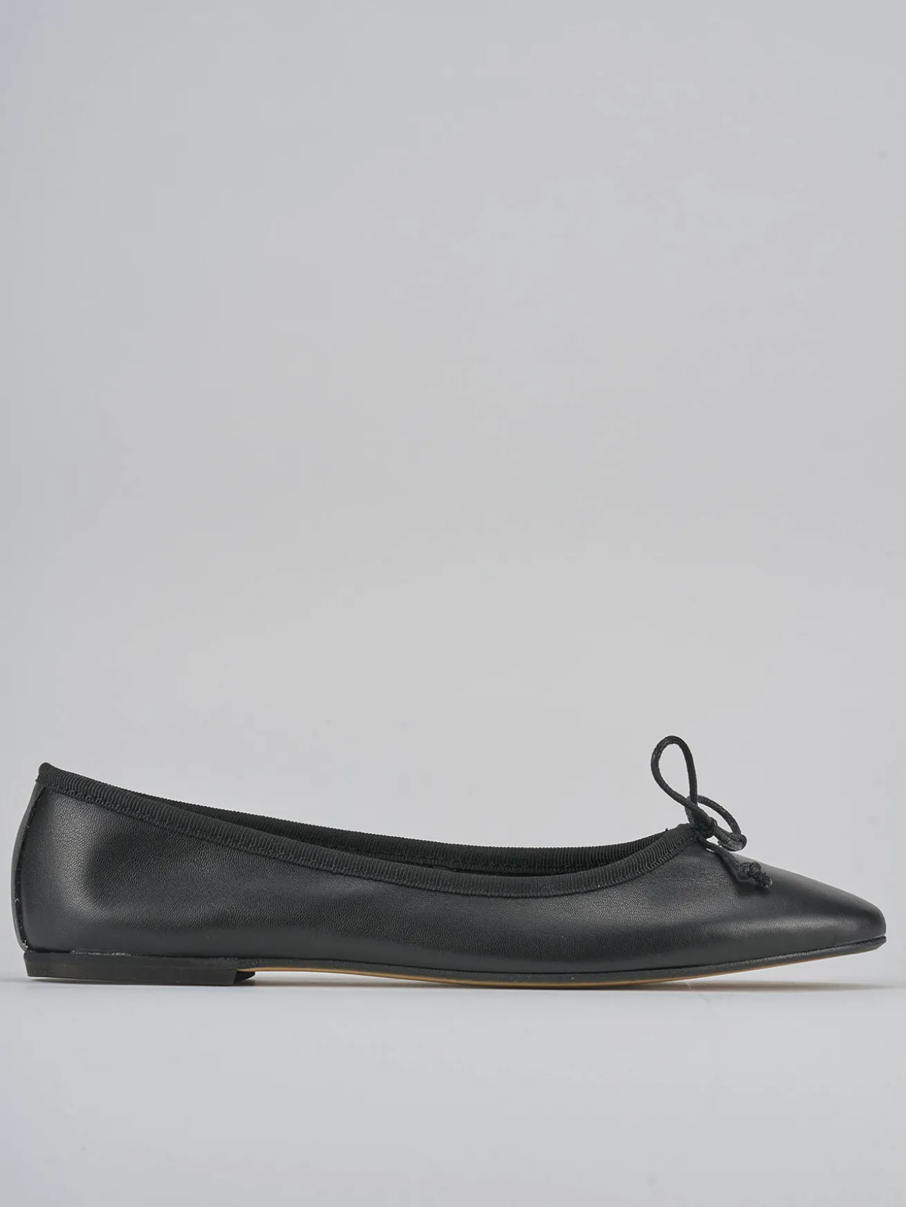 Ballerine tacco 1cm pelle nero