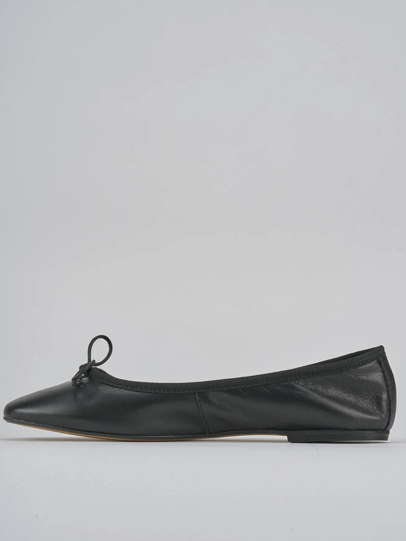Ballerine tacco 1cm pelle nero