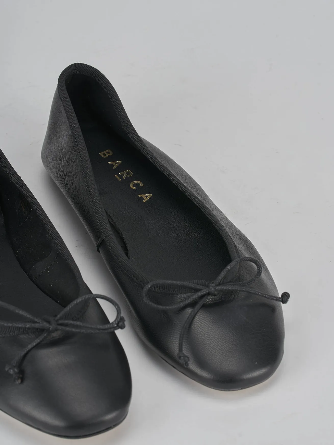 Ballerine tacco 1cm pelle nero