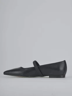 Ballerine tacco 1cm pelle nero