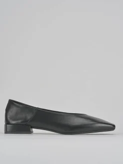 Ballerine tacco 2cm pelle nero