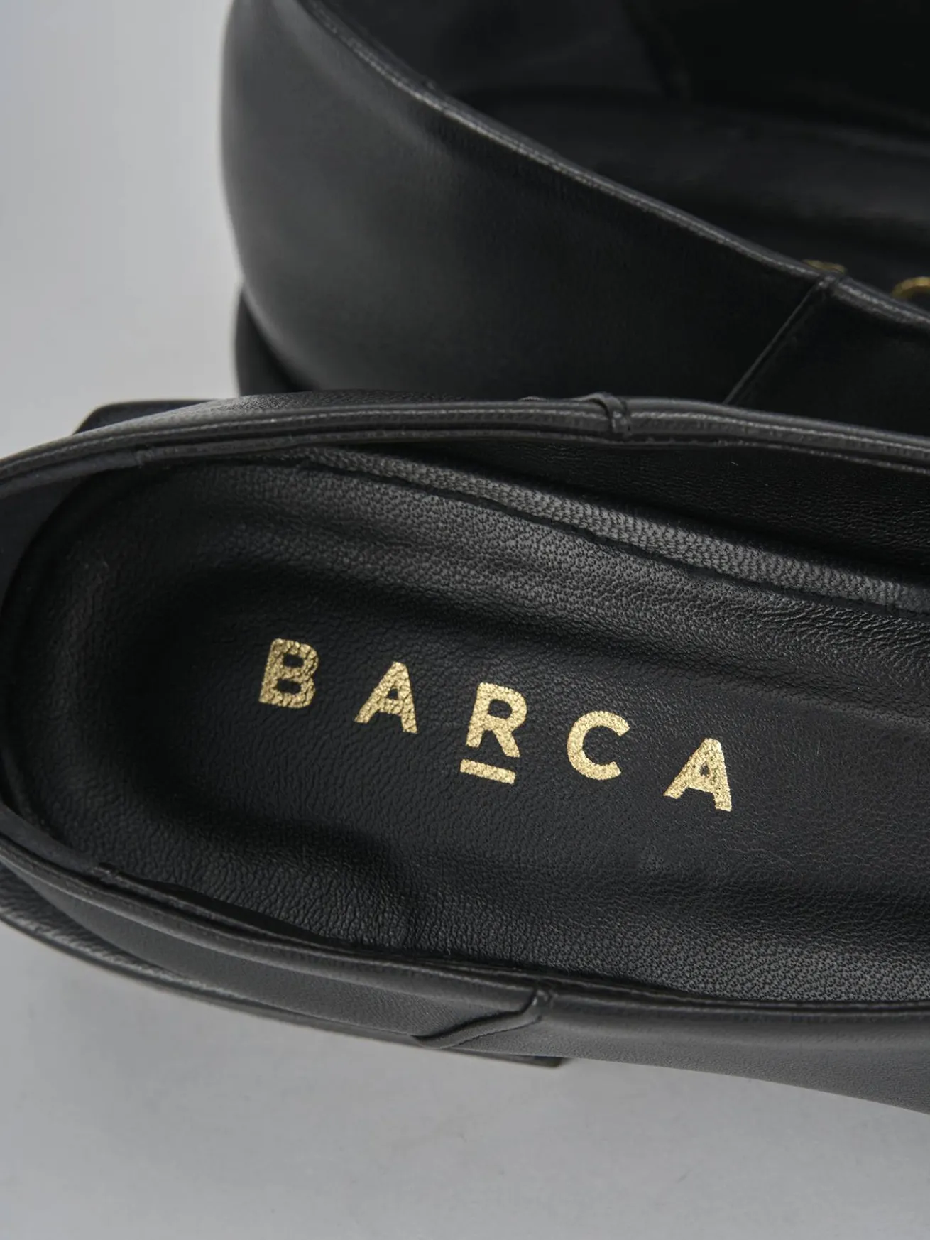 Ballerine tacco 2cm pelle nero