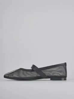 Ballerine tacco 1cm pelle nero