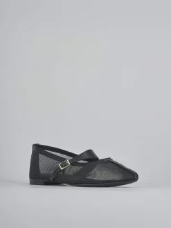 Ballerine tacco 1cm pelle nero