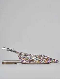 Ballerine tacco 1cm pelle multicolor