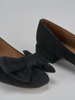 Ballerine tacco 2cm pelle nero