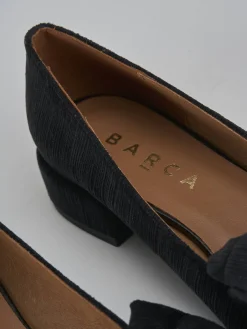 Ballerine tacco 2cm pelle nero