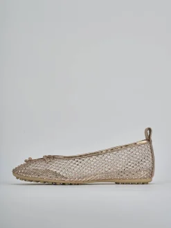 Ballerine tacco 1cm pelle beige