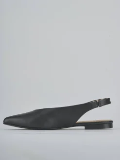 Ballerine tacco 1cm pelle nero