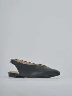 Ballerine tacco 1cm pelle nero