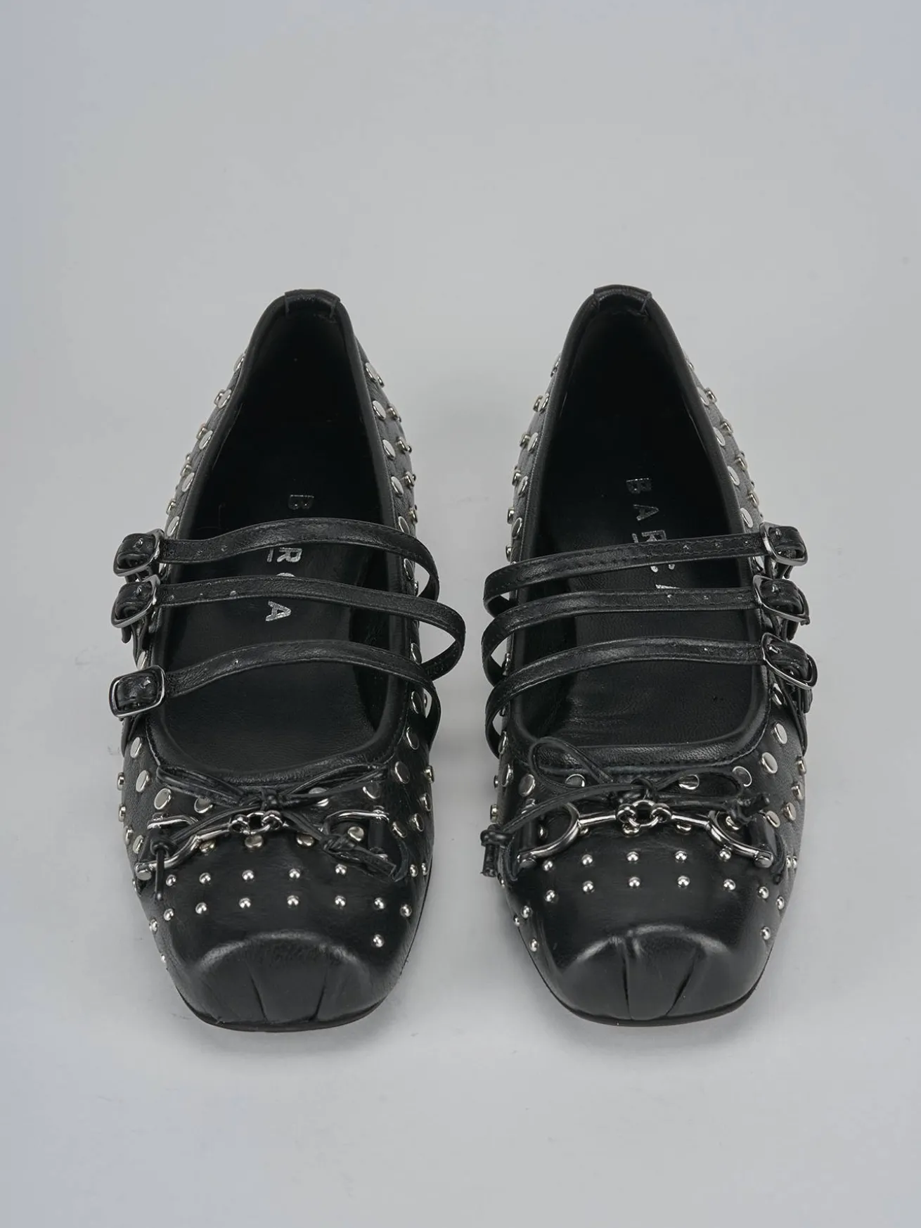 Ballerine tacco 1cm pelle nero