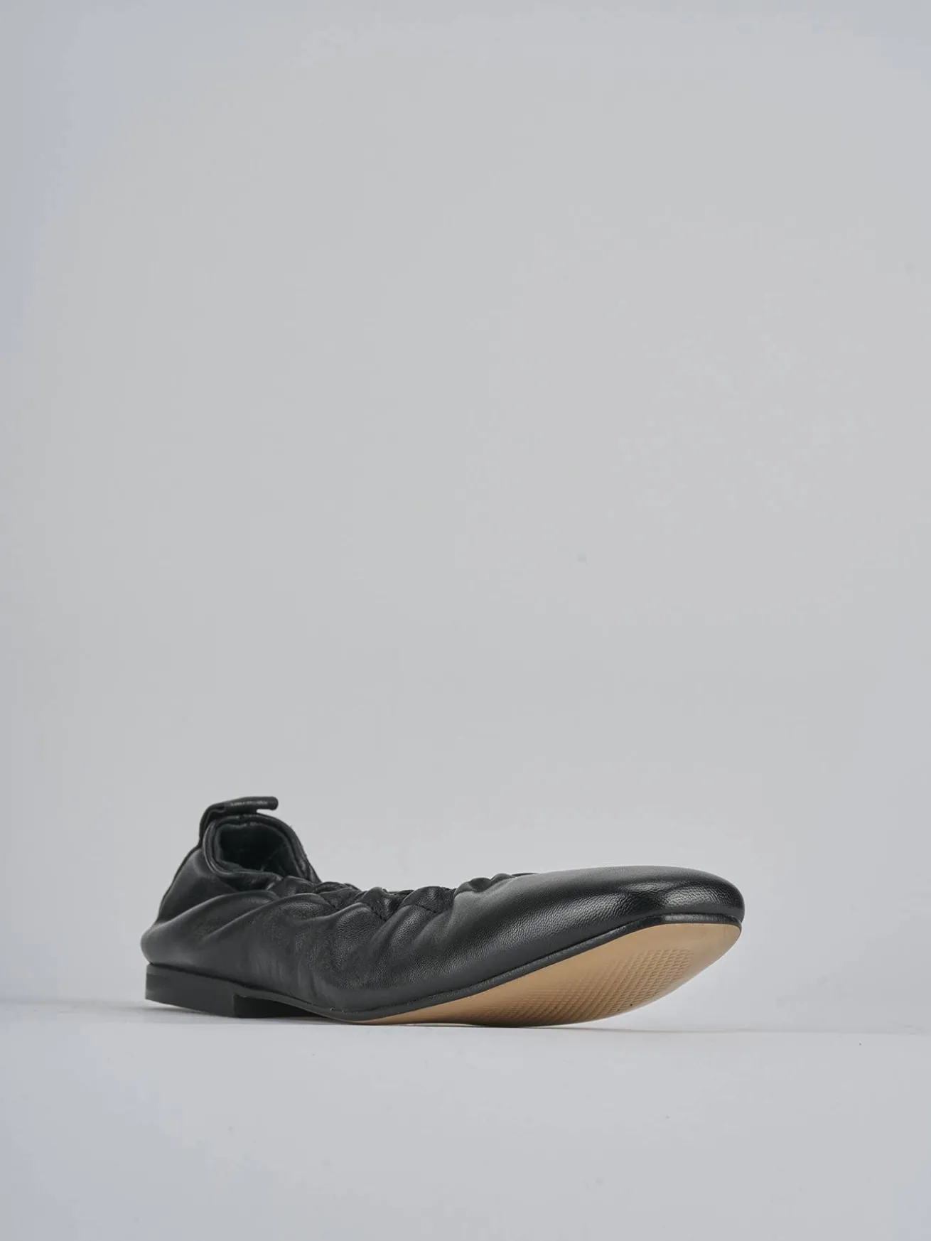 Ballerine tacco 1cm pelle nero