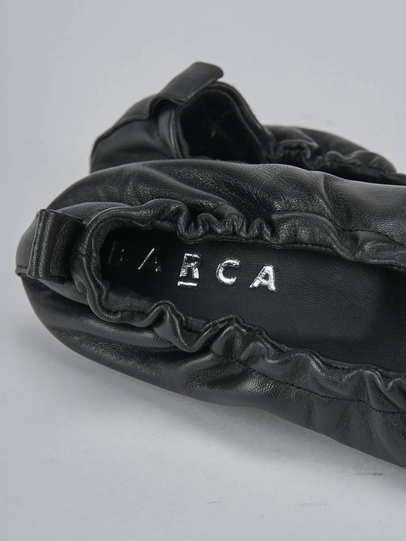 Ballerine tacco 1cm pelle nero