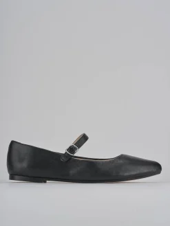 Ballerine tacco 1cm pelle nero