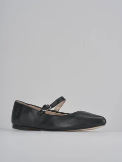 Ballerine tacco 1cm pelle nero