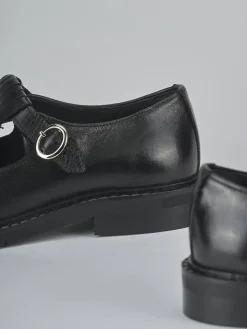 Ballerine tacco 1cm pelle nero