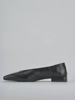 Ballerine tacco 2cm pelle nero
