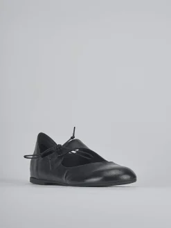 Ballerine tacco 1cm pelle nero