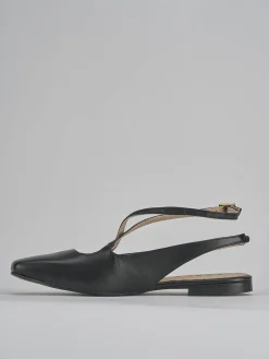 Ballerine tacco 1cm pelle nero