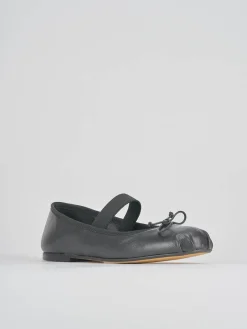 Ballerine tacco 1cm pelle nero