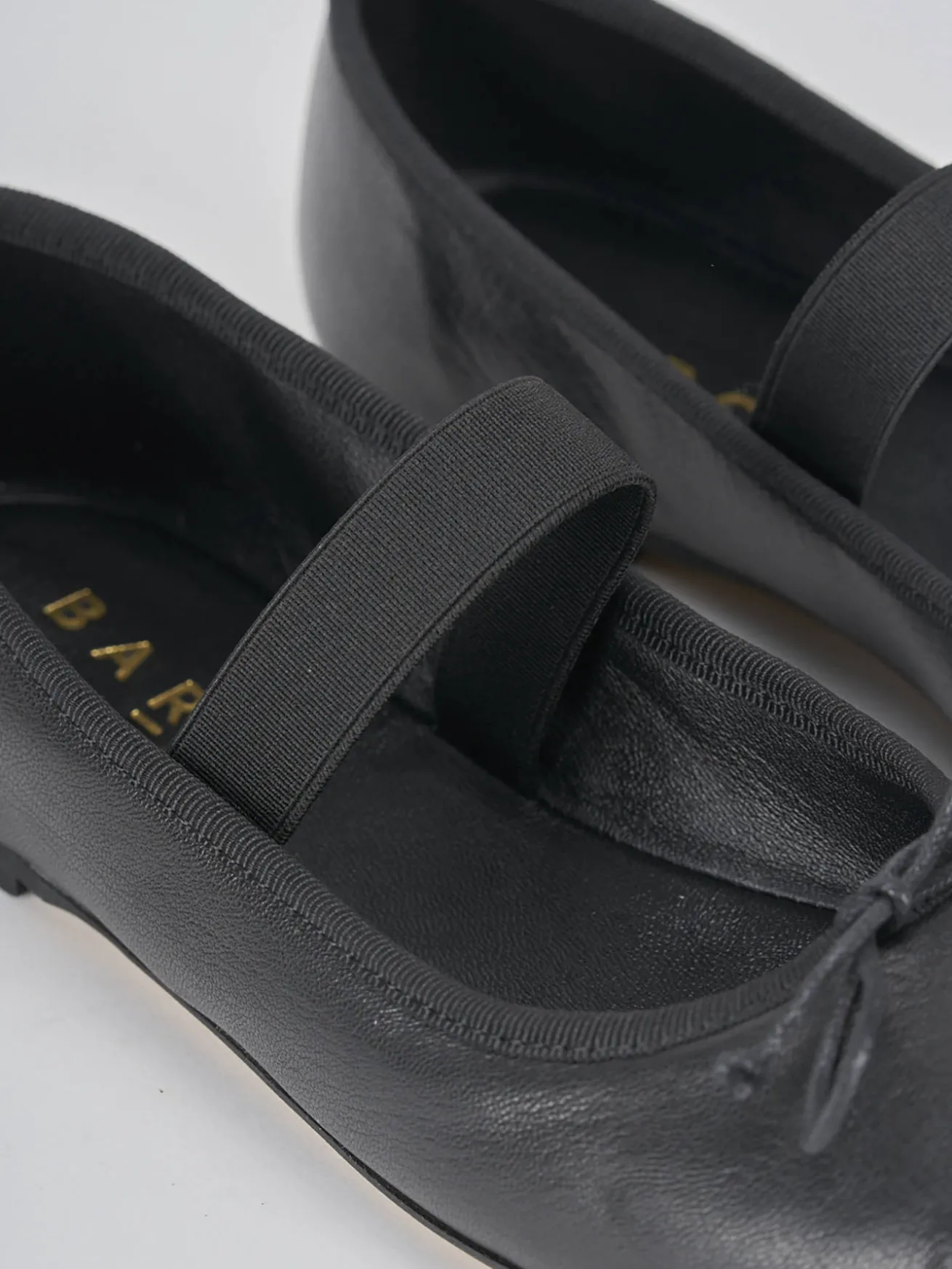 Ballerine tacco 1cm pelle nero