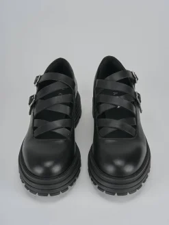 Ballerine tacco 1cm pelle nero