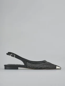 Ballerine tacco 1cm pelle nero