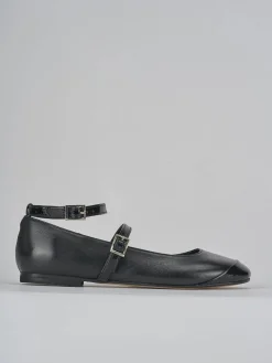 Ballerine tacco 1cm pelle nero