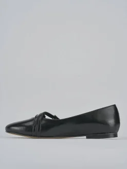 Ballerine tacco 1cm pelle nero