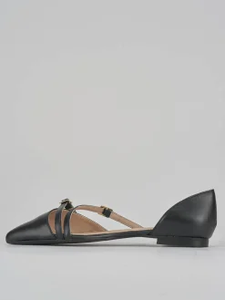 Ballerine tacco 1cm pelle nero