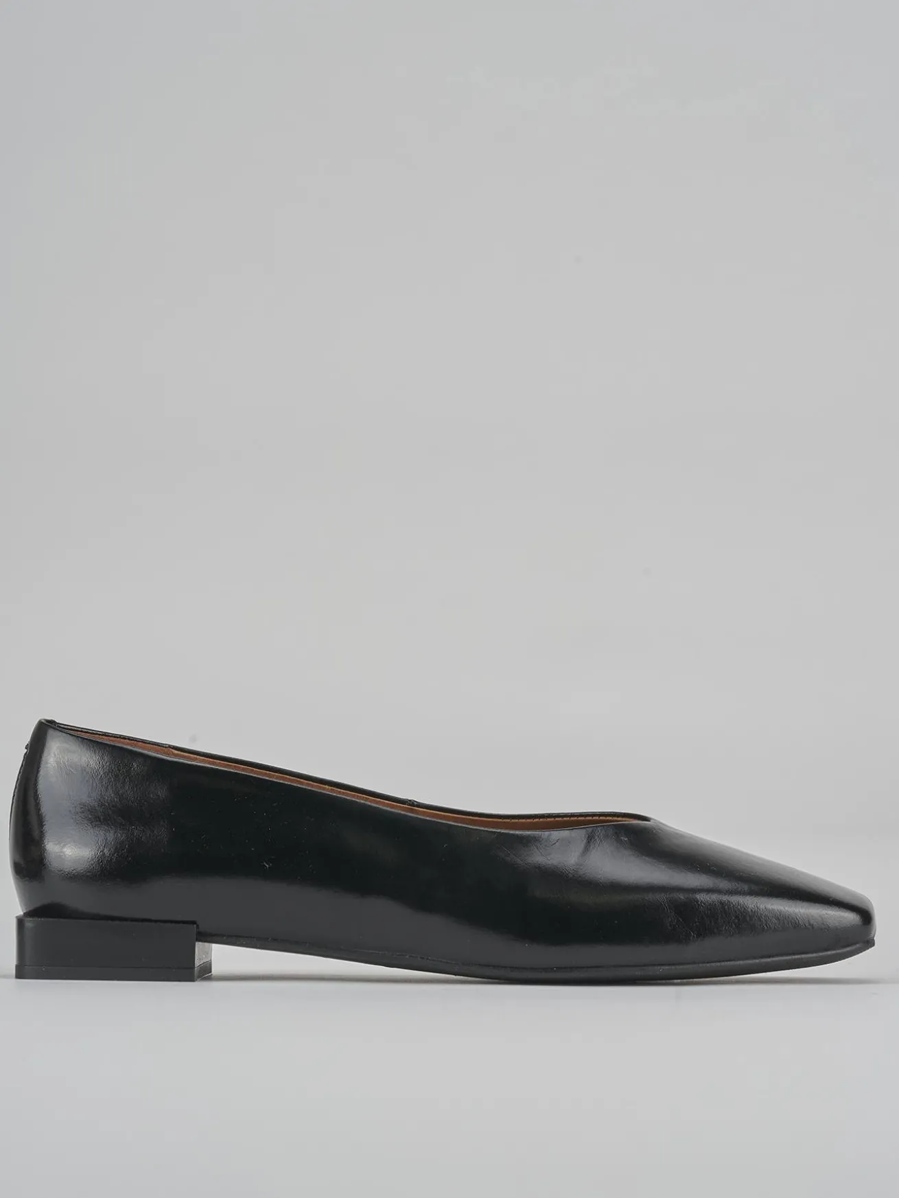 Ballerine tacco 1cm pelle nero