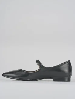 Ballerine tacco 1cm pelle nero