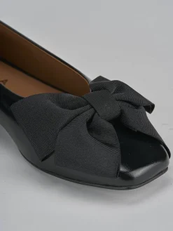 Ballerine tacco 1cm pelle nero