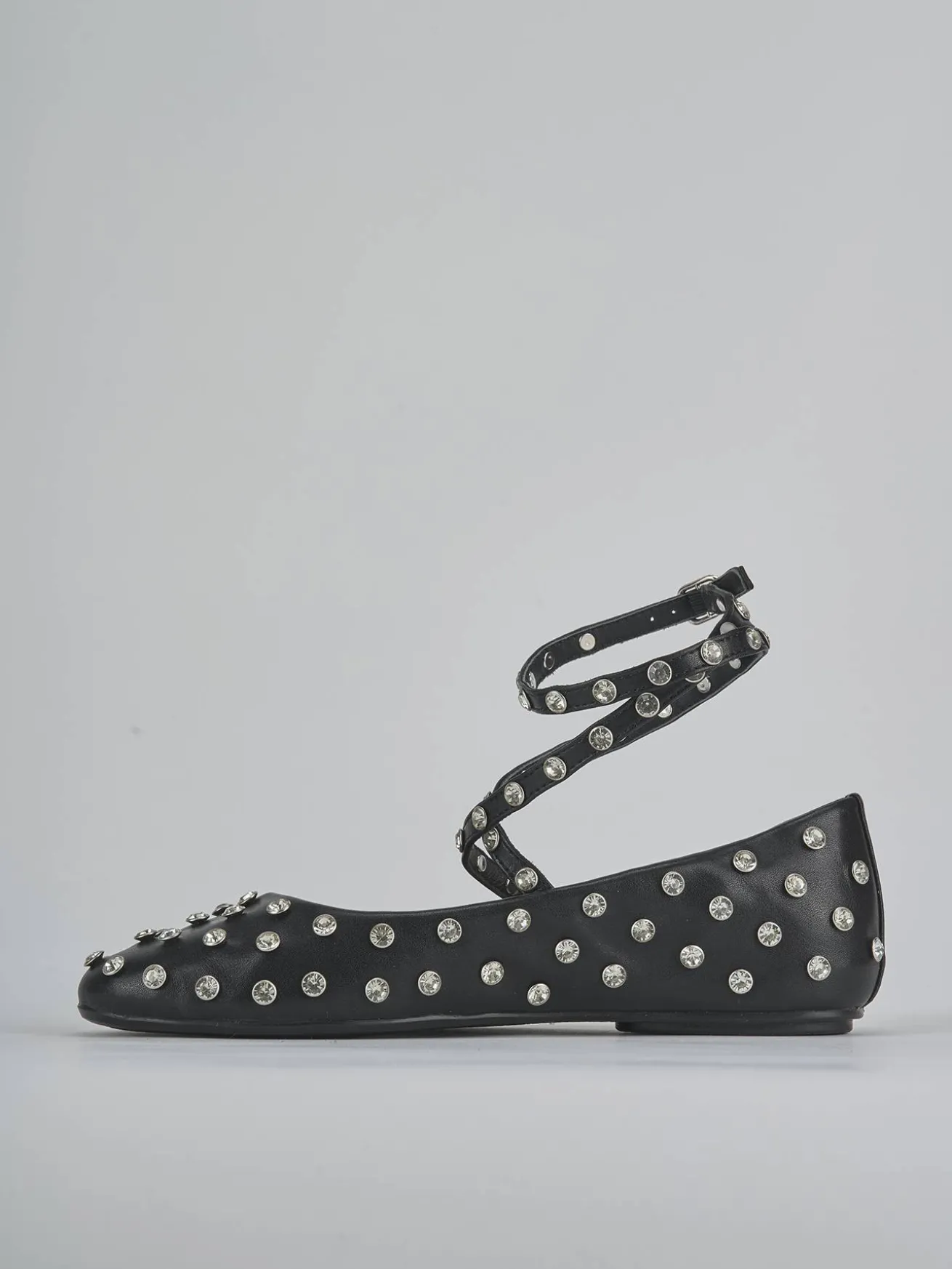 Ballerine tacco 1cm pelle nero