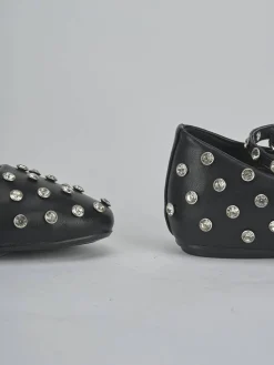 Ballerine tacco 1cm pelle nero