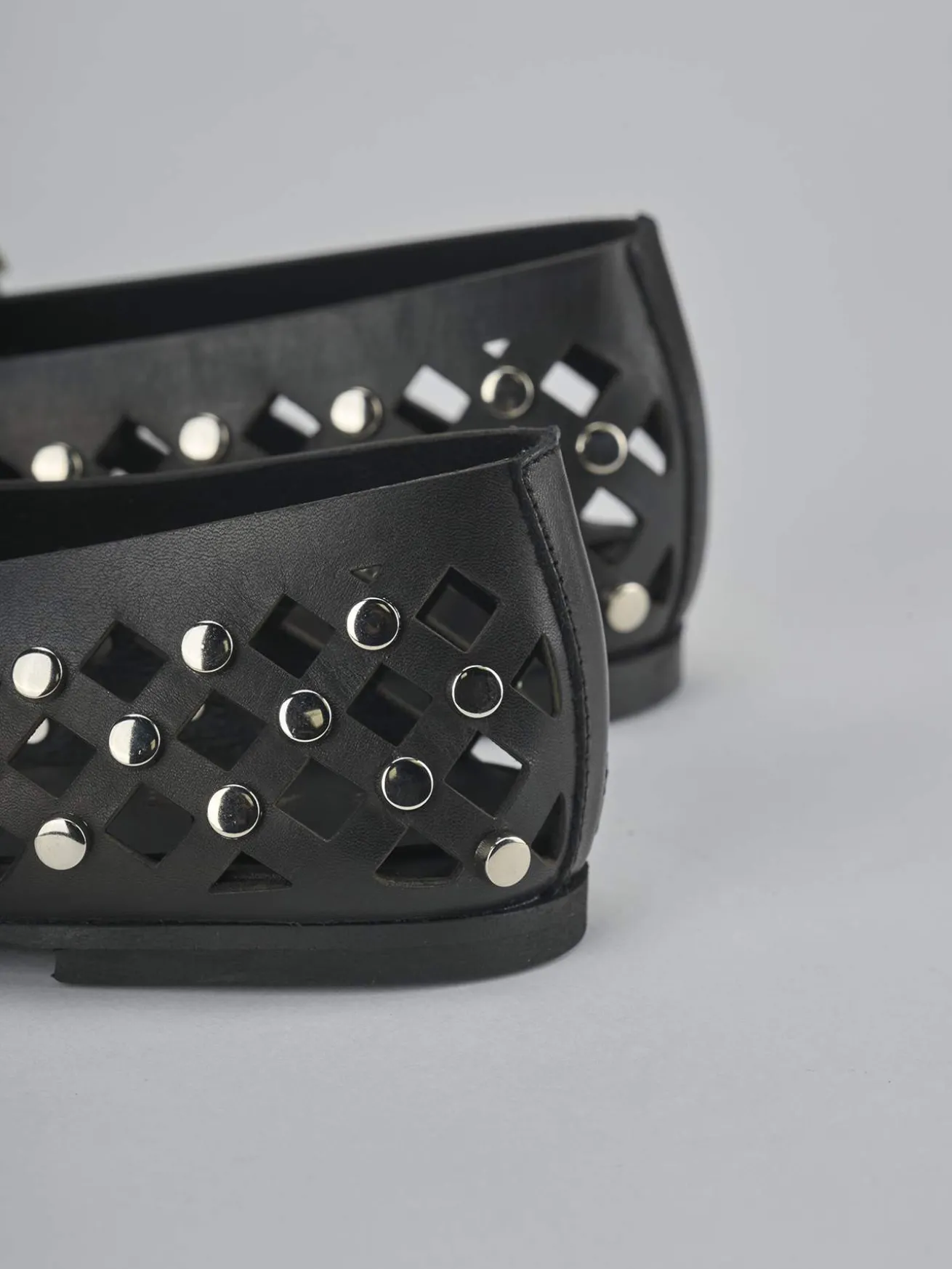 Ballerine tacco 1cm pelle nero