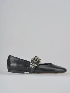 Ballerine tacco 1cm pelle nero