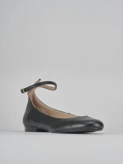 Ballerine tacco 1cm pelle nero