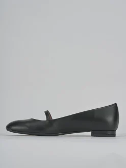 Ballerine tacco 1cm pelle nero