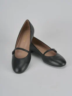 Ballerine tacco 1cm pelle nero
