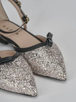 Ballerine tacco 1cm pelle nero