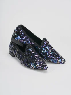 Ballerine tacco 1cm pelle multicolor