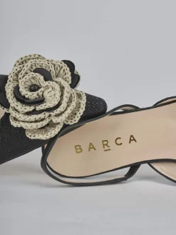 Ballerine tacco 2cm pelle nero